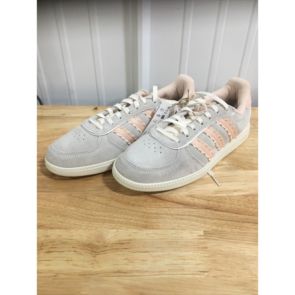 Adidas, Women, Breaknet Sleek, Chalk White Blush Pink Off White Size 7 Shoe